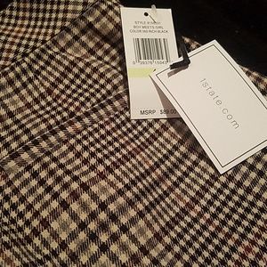 1State: Boy Meets Girl pant in rich black